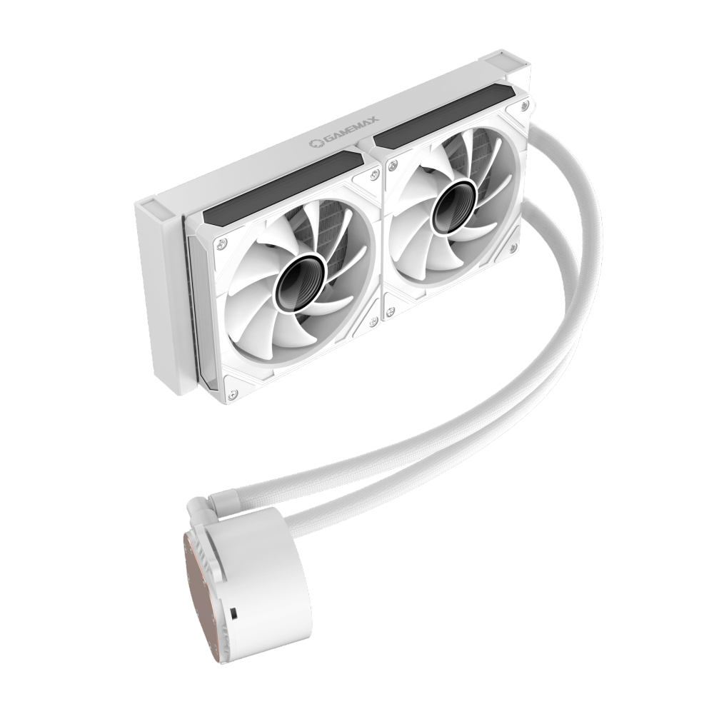 GAMEMAX IceBurg 240 Digital WH Liquid Cooler GAMEMAX IceBurg 240 Digital WH Liquid Cooler